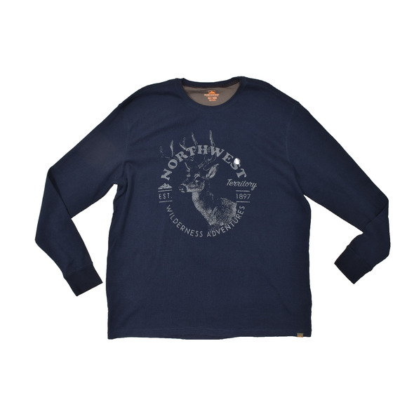 Northwest Territory Men's Big & Tall Size 3XLT Thermal Crewneck Shirt - Picture 1 of 8